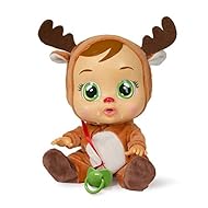 Cry Babies Ruthy The Reindeer Doll, Multi-Colour