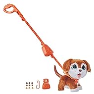 furReal Poopalots Big Wags Interactive Pet Toy, Connectible Leash System, Ages 4 and Up