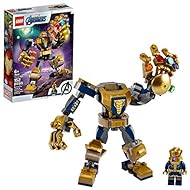 LEGO Marvel Avengers Thanos Mech 76141 Cool Action Building Toy for Kids with Mech Figure Thanos Minifigure, New 2020 (152 Pieces)