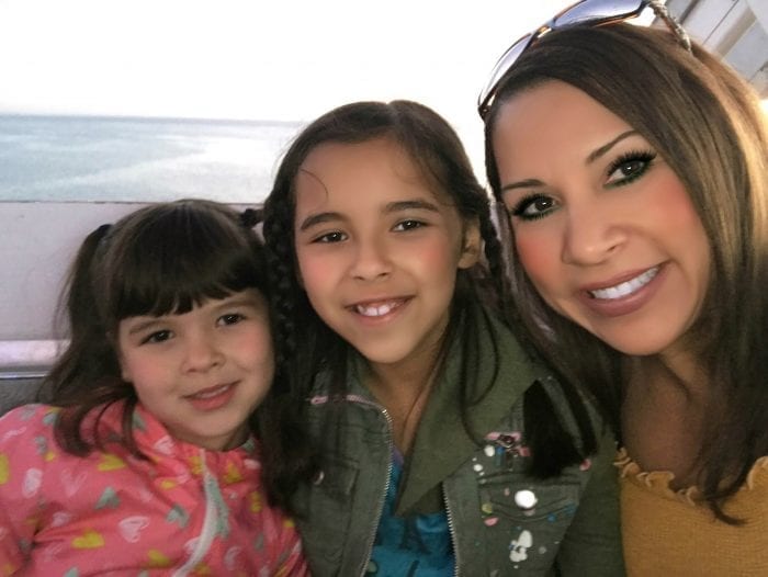 Michelle with her daughters Madison and Mia!